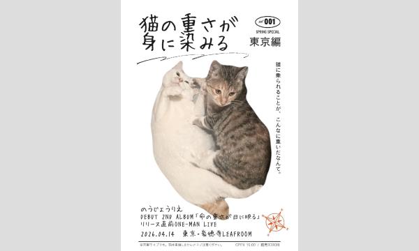 4/14(火)有料限定配信チケット　のうじょうりえONE-MAN LIVE「猫の重さが身に染みる」