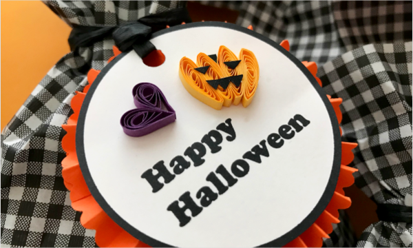 ペーパークイリングでハロウィンのタグとパーティーストローを作ろう！！ストロー3本とラッピングタグ3つ出来ます イベント画像2