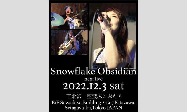 ナガオ ダイの12/3（土）Snowflake Obsidian ライブイベント