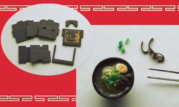 Minneのハンドメイドマーケット 福岡発 粘土クラフトで作る 博多とんこつラーメンとレトロなおかもち In埼玉 パスマーケット